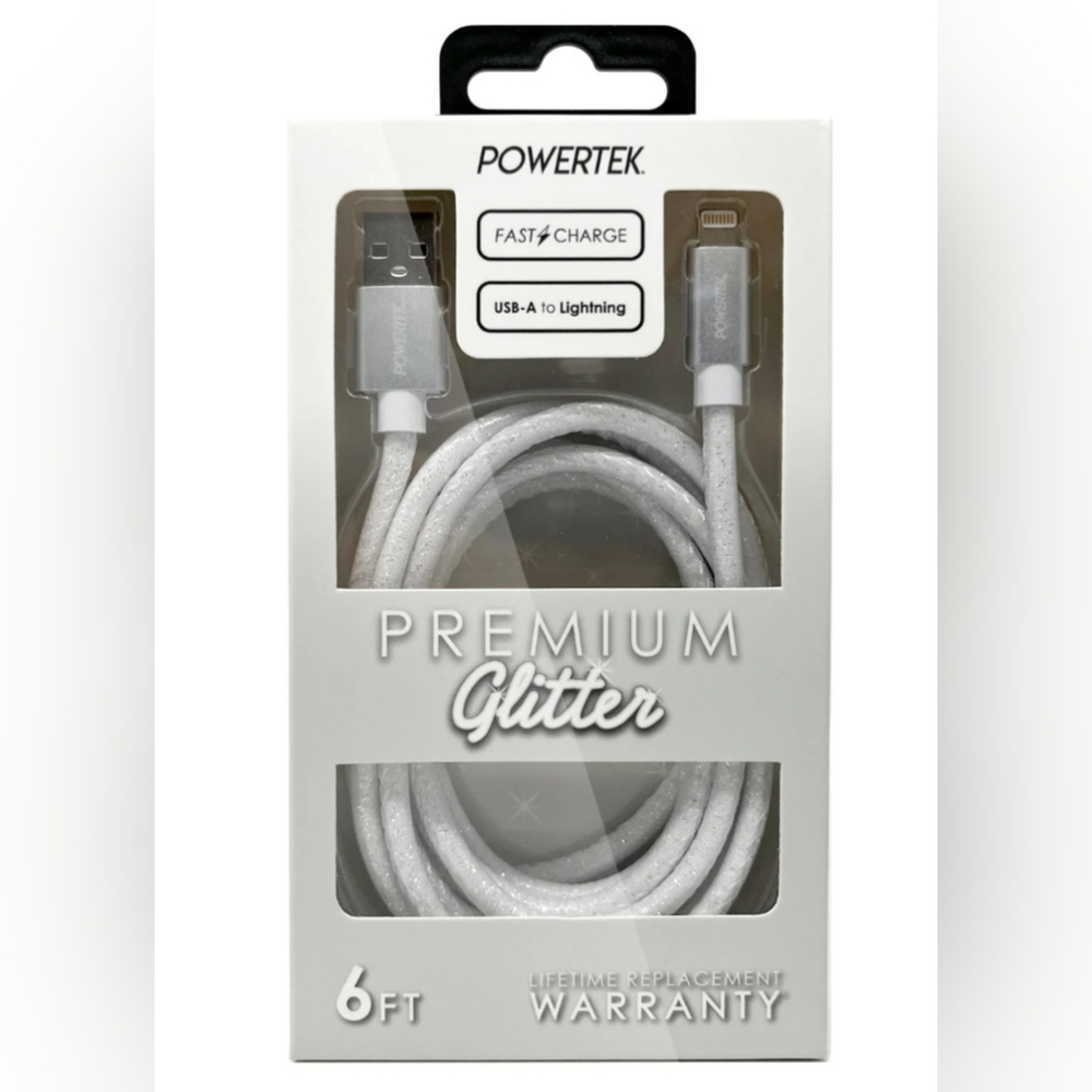 Powertek Glitter Lightning Cable